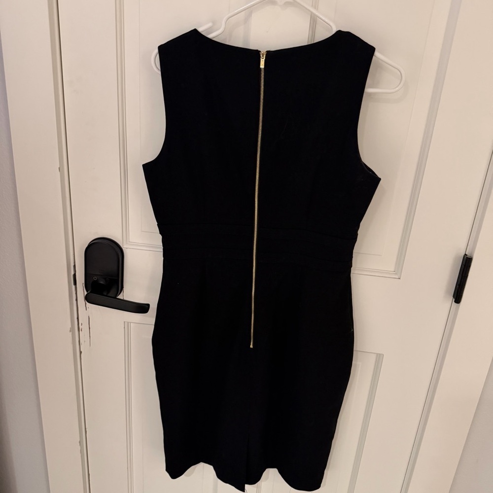 Calvin Klein Black Mini Dress with Gold Accents - Picture 5 of 6